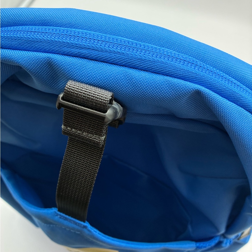 The North Face Bright Blue Backpack with Yellow Logo - Picture 3 of 8